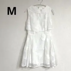 汚れあり 蝶々柄ミニワンピース M