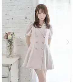 ロゼミューズ pleats mini onepiece