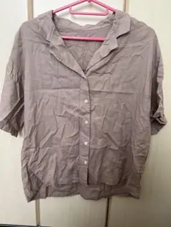 【美品】【即購入⭕️】GUピンクシャツ