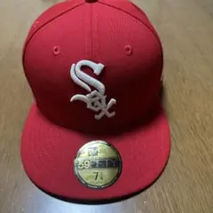 New Era 59FIFTY レッドキャップ 7 3/8