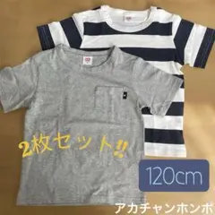 【未使用品】 120cm Tシャツ 2枚セット　アカチャンホンポ