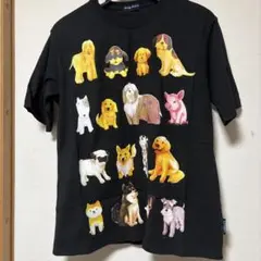 drug store's ③ 犬 Tシャツ 黒 赤 2点