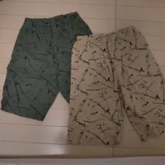 キッズ　ハーフパンツ2枚セット　160