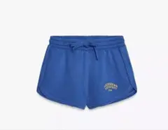 極美品ZARA(ザラ)ロゴ入りブルーショートパンツ
