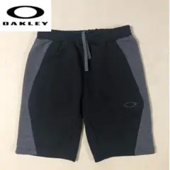 オークリー スポーツ スウェット ハーフパンツ ブラックMサイズ