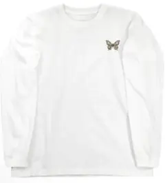 骨と花のレクイエム ロングTシャツ白