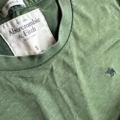 Abercrombie & Fitch グリーン長袖Tシャツ S NY