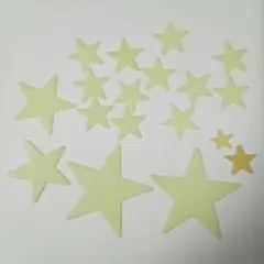 ★蓄光パネル　星　暗闇で光る　インテリア