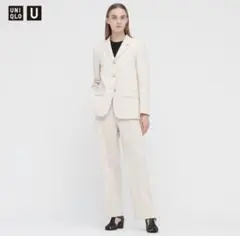 UNIQLO U テーラードジャケット Lサイズ ユニクロ ベージュ