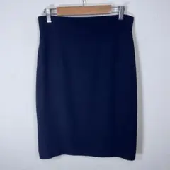 ★美品★ TRISH トリッシュ タイトスカート ひざ丈 ネイビー Fサイズ