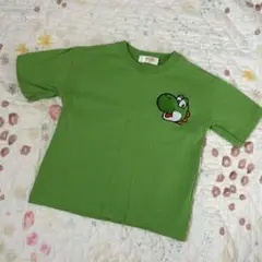 しまむら　マリオ　ヨッシー　Tシャツ　刺繍　ユニバ　100