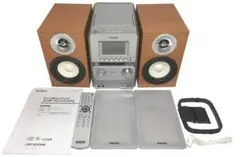 SONY MD搭載オールインワンコンポ CMT-M35WM S シルバー