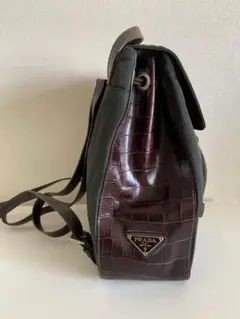 PRADA プラダ 希少モデル クロコ柄 リュック