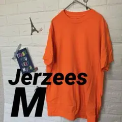 Jerzees オレンジ 半袖Tシャツ 【M】