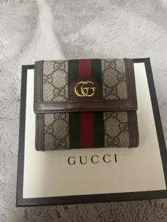 GUCCI GG フレンチフラップウォレット 折り財布