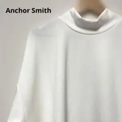 Anchor Smith ハイポンチ モックハイネック 長袖カットソー