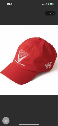 wishforever cap キャップ 赤