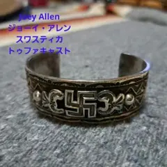 NAVAJO ジョーイ・アレン　スワスティカ　トゥファキャスト　バングル NAVAJO ジョーイ・アレンスワスティカトゥファキャストバングル