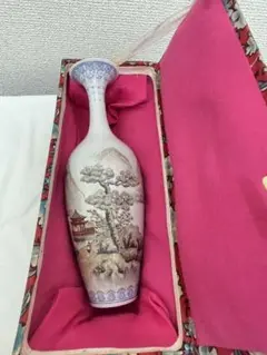 ♦⭐中国 古陶磁 景徳鎮 銅紅釉 瓶 古美術品 コレクション 骨董品アンティーク ♢⭐中国 古陶磁 景徳鎮 銅紅釉 瓶 古美術品 コレクション 骨董