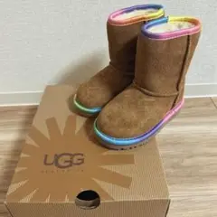 UGG ブラウン レインボー ブーツ