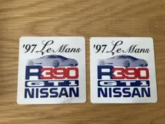 Nissan R390 GT1 '97 Le Mans ステッカー　2枚