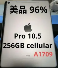 iPad Pro 10.5インチ 256GB cellular + wifi