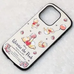 【中古美品】iPhone 15 Pro 耐衝撃ケース MiA/プーさんとはちみつ