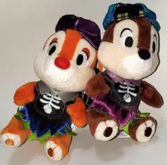 チップとデール　ぬいぐるみバッヂ　Disneyハロウィン2021　3-15