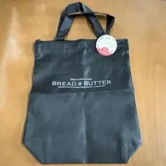 【新品タグ付き】 エコバッグ チャック BREAD & BUTTER ブラック