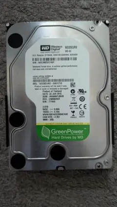 WD Green 2TB HDD チェック済み WD20EARS
