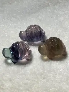 ☆セール☆フローライト 亀 置物