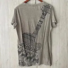 ROCK-Tシャツ 　音符＆ギター　　Lサイズ
