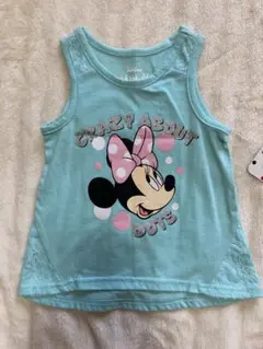 Disney ミニーマウス タンクトップ 水色