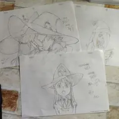 リトルウィッチファンディスク　全原画集&フルカラーイラスト集　FRAGMENTS リトルウィッチファンディスク 全原画集&フルカラーイラスト集