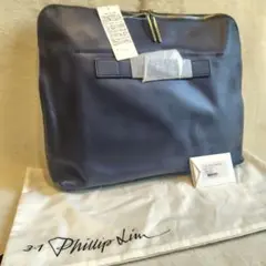 未使用　3.1 Phillip Lim フィリップリム クラッチバッグ　ネイビー