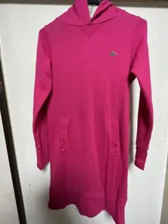 ラコステピンクパーカーワンピ