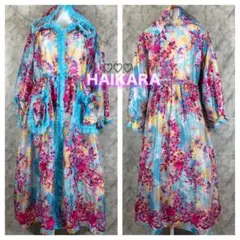 【新品♡タグ付き】シルク100% HAIKARA ロングワンピース×アウター