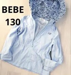 BEBE Noeil べべ　130 薄手　アウター　羽織　花柄