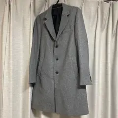 【美品】GU グレー　ロングコート　アウター　チェスター　L