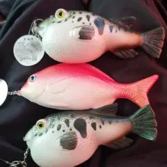 ぷにぷに鮮魚　第十五弾　スクイーズ　キーホルダー　ふぐ　たい　魚