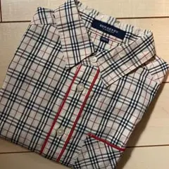 バーバリー　キッズ女児用チェックシャツ　130A　男女兼用