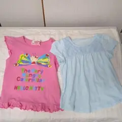 キッズ Tシャツ Bセット 120cm 女の子 まとめ売り ハローキティ他