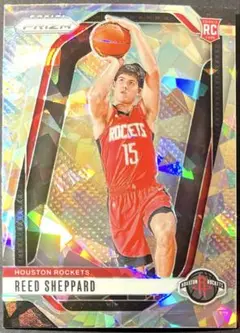 Reed Sheppard Prizm RC Ice ルーキーカード NBA
