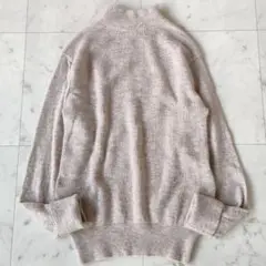 美品♪ ビューティー&ユース カシミヤ混 ボトルネックニット 洗える セーター