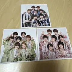 なにわ男子 ましかくフォト 公式写真 3枚