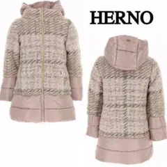 Herno ヘルノ コート 6A ウールパデッドジャケットコート