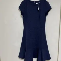 新品未使用品　タグ付き　GAP ネイビー　水玉ワンピース