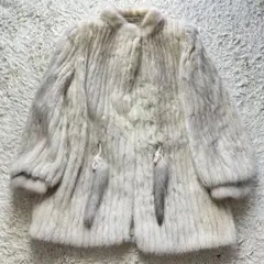 美品✨サガミンク サファイア リアルファーコート 13号 XL相当 大きいサイズ