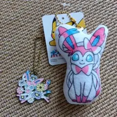 ポケモン　ニンフィア　マスコット　キーホルダー