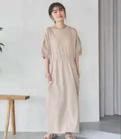 mil ミル　ドロストスウェットワンピース